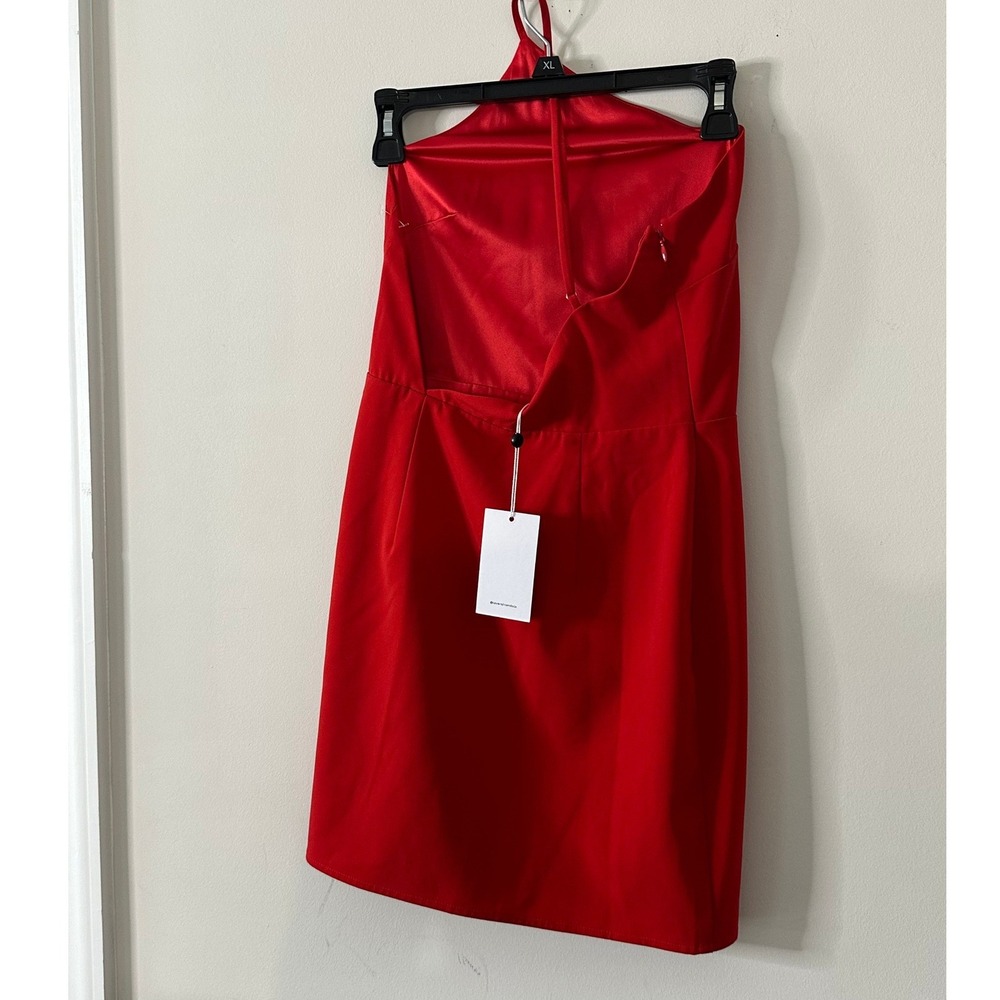 Lovers and Friends Keely Mini Dress in Red xs juniors - Picture 4 of 9